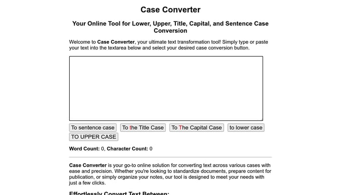 Case Converter