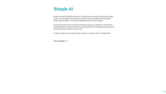 Simple AI