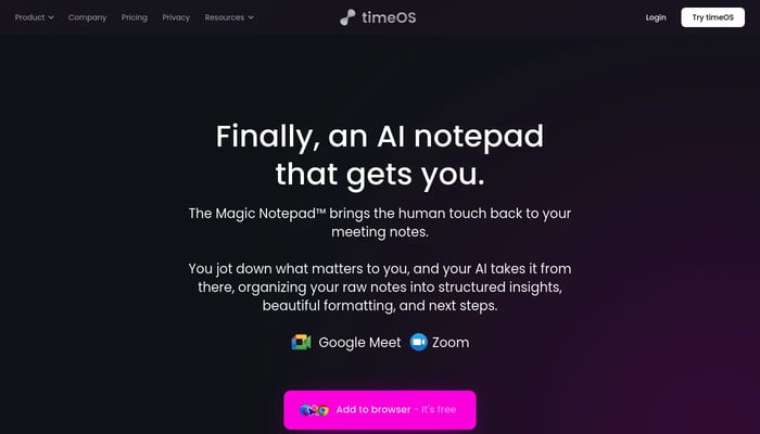 Magic Notepad by timeOS