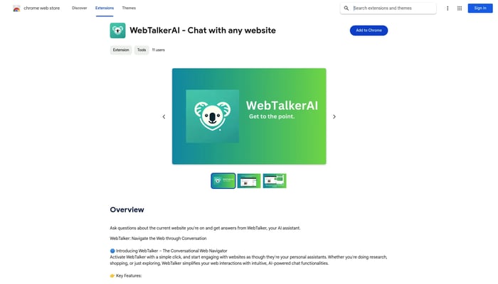 WebTalkerAI