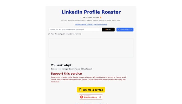 LinkedIn Roaster