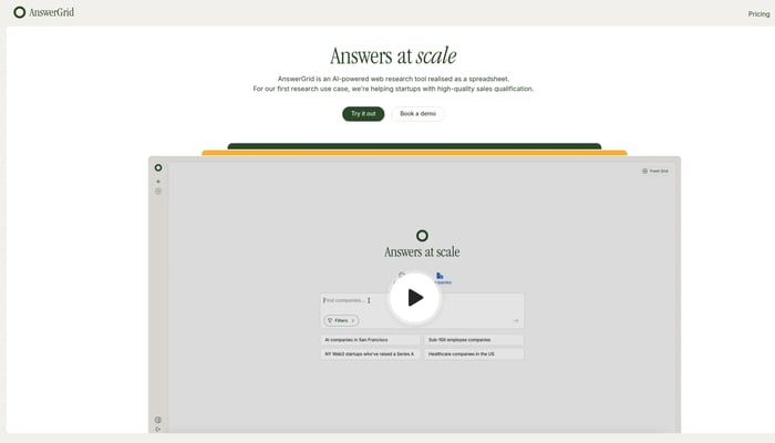 AnswerGrid (YC S24)