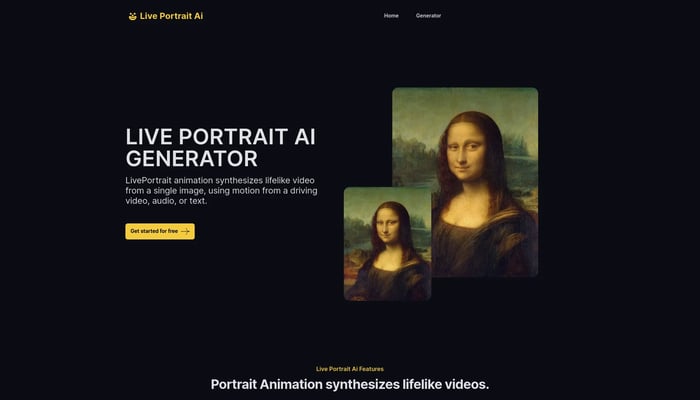 Live Portrait Ai Generator