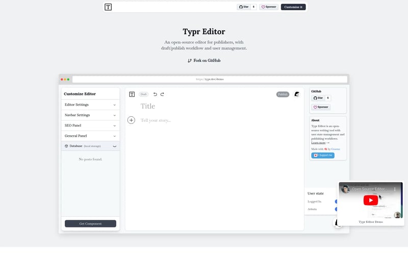 Typr Editor