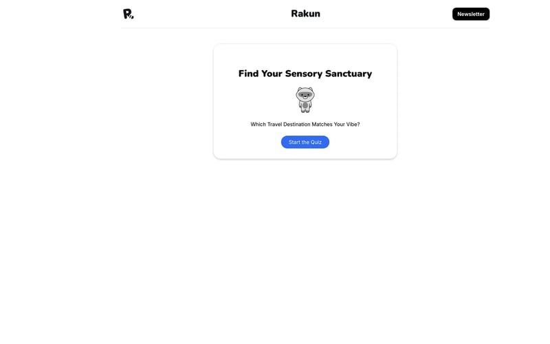 Rakun Sensory Sanctuary Quiz