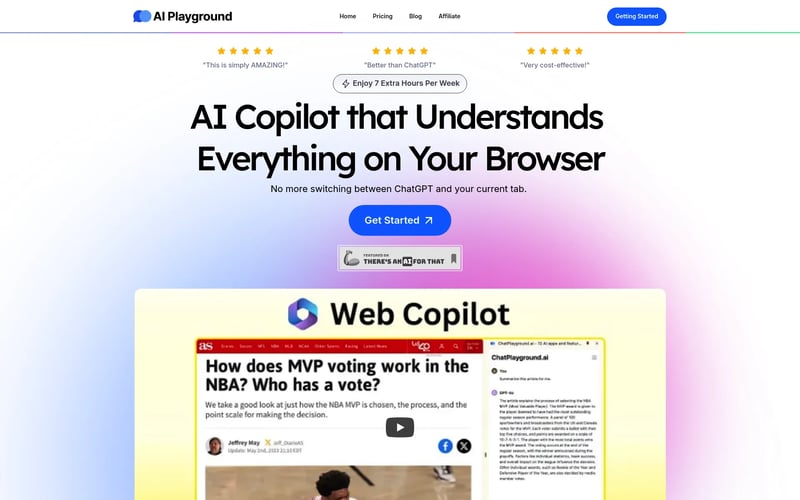 Web Copilot by ChatPlayground