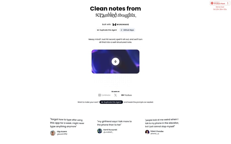 Audioscribe • AI-powered Record-to-Text