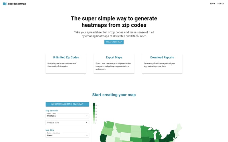 Zipcode Heat Map