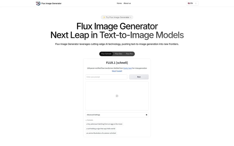 Flux Image Generator