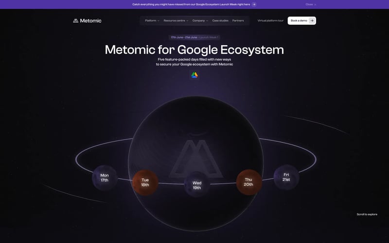 Metomic for Google Ecosystem