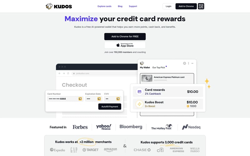 Kudos - Smart Wallet