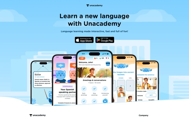 Unacademy Languages App