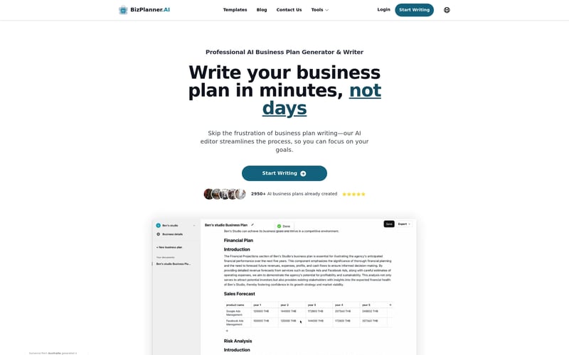 BizPlanner AI
