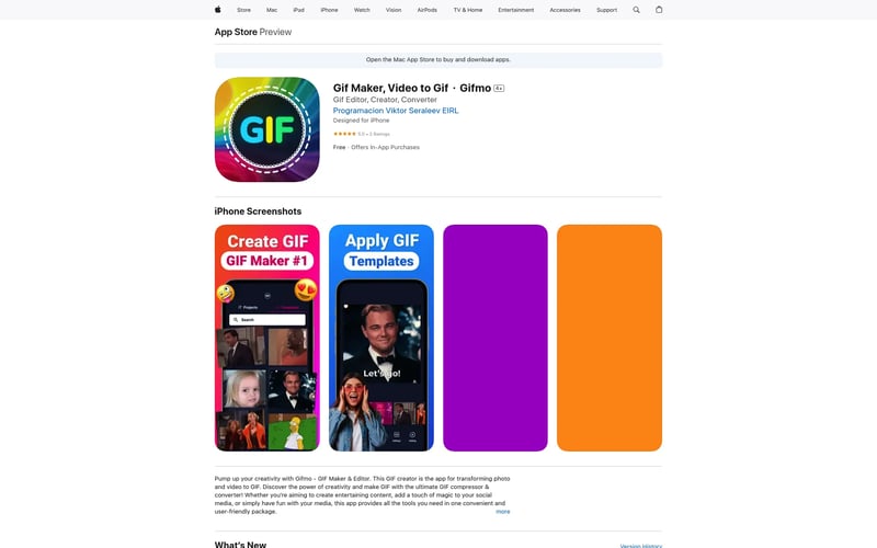 Gifmo: Gif & Meme Maker