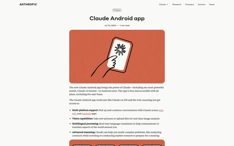 Claude Android app