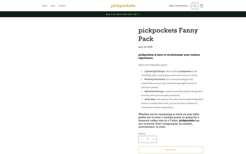 Pickpockets Fanny Pack