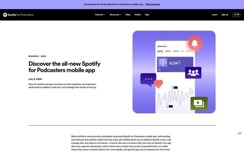 Spotify for Podcasters 7.0