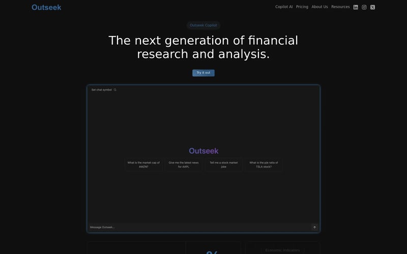 Outseek Financial Terminal