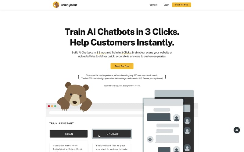 Brainybear AI Chatbot