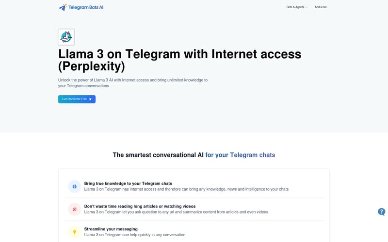 Llama 3 on Telegram