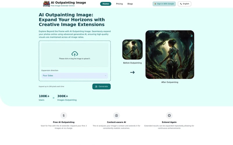 AI Outpainting Image