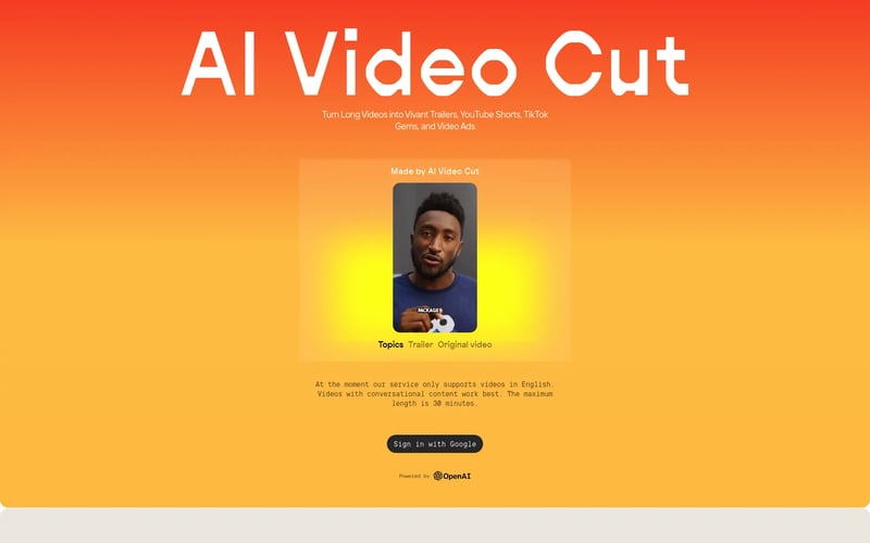 AI Video Cut