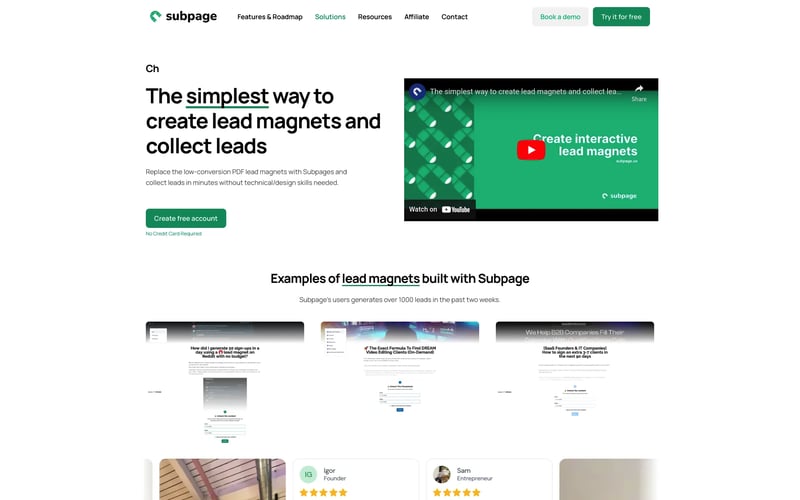 Subpage.co