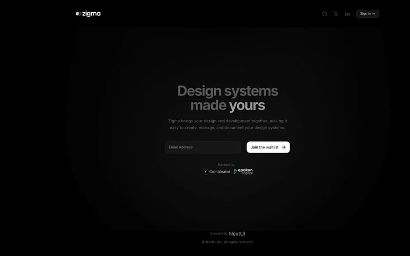 Zigma by NextUI (YC S24)