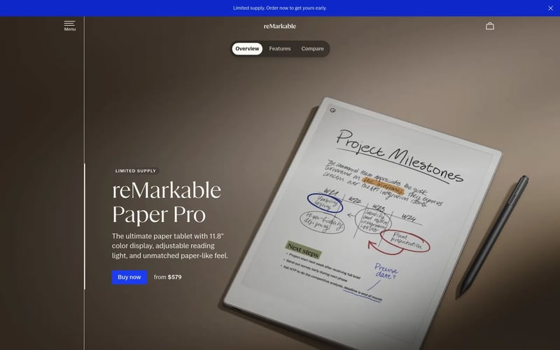 reMarkable Paper Pro