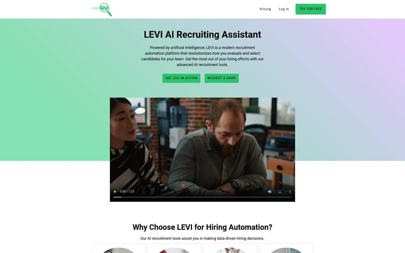 LEVI AI Recruiting Software