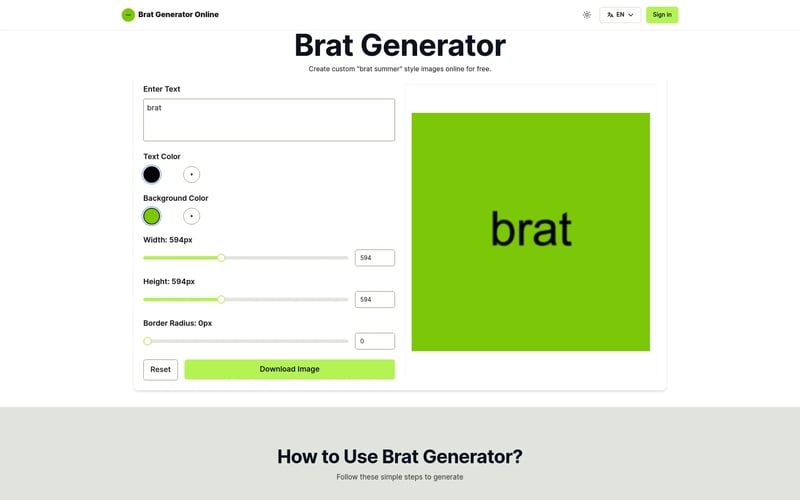 Brat Generator