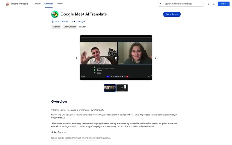 Google Meet AI Translate