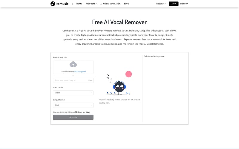 Vocal Remover by Remusic