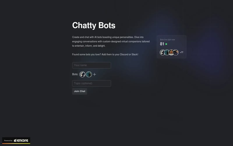 Chatty Bots