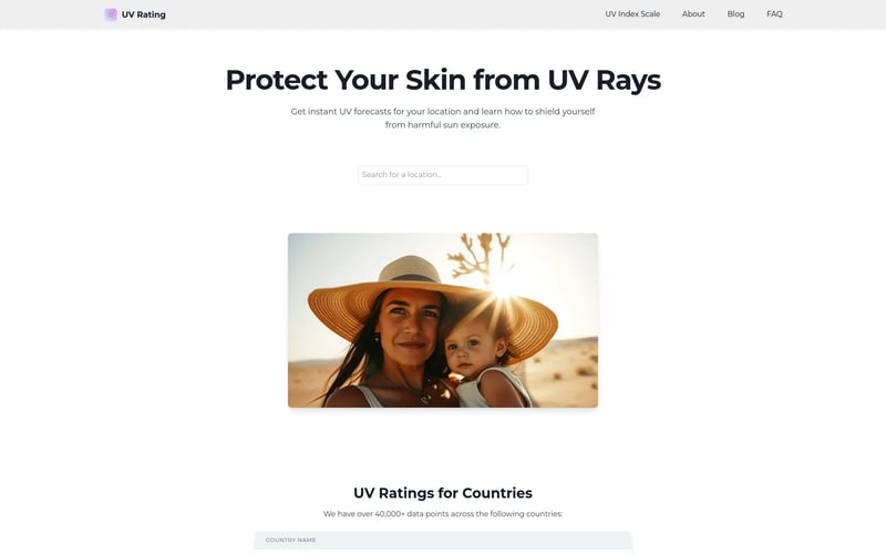 UV Rating