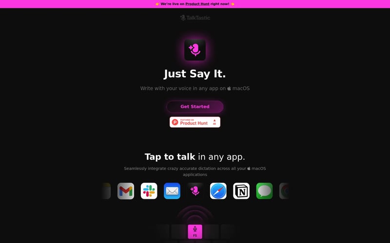 TalkTastic for macOS