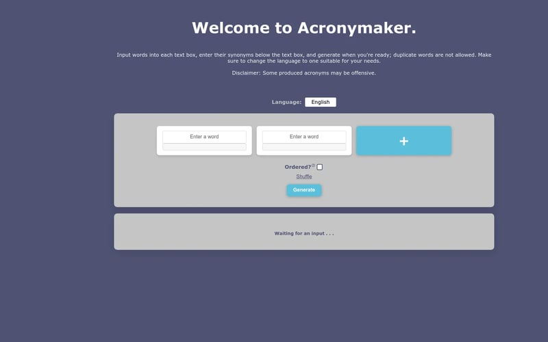 Acronymaker