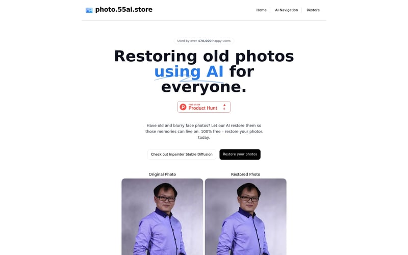 Face Photo Restorer