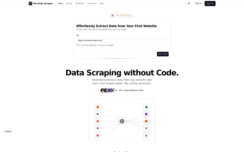 No-Code Scraper