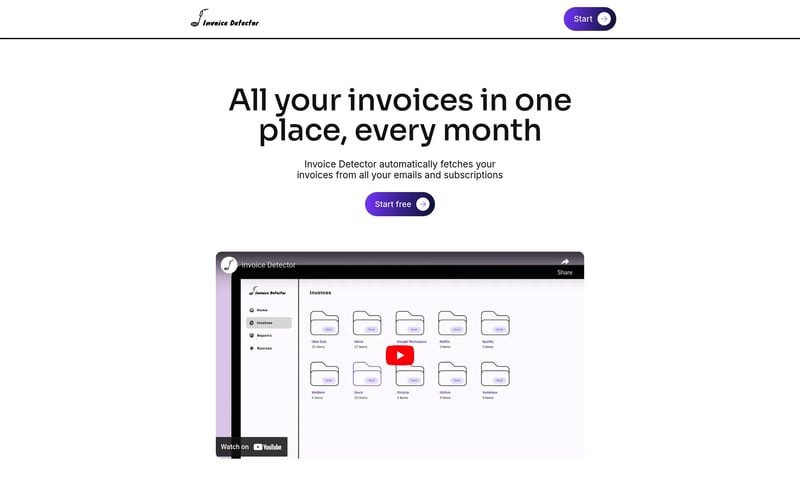 Invoice Detector