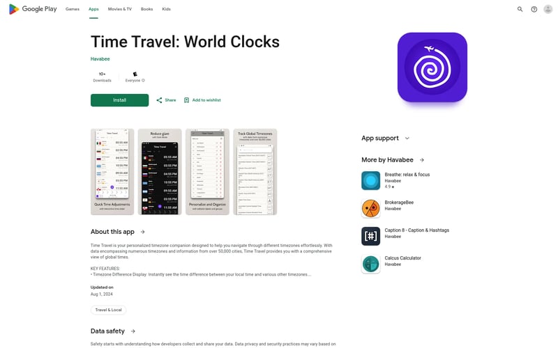 Time Travel: World Clocks