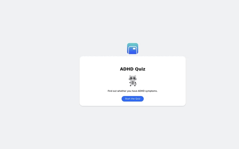 ADHD Quiz