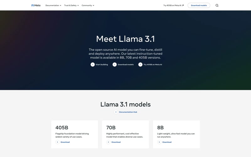 Llama 3.1 by Meta