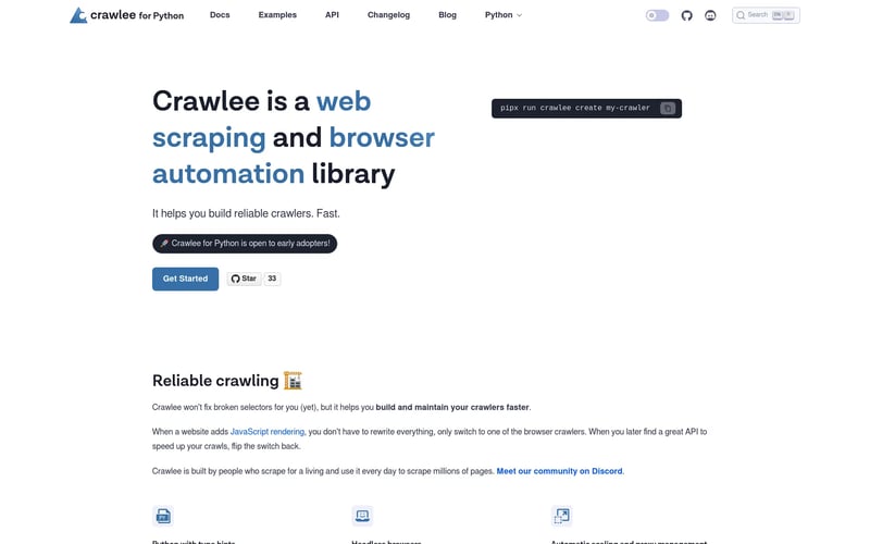 Crawlee for Python