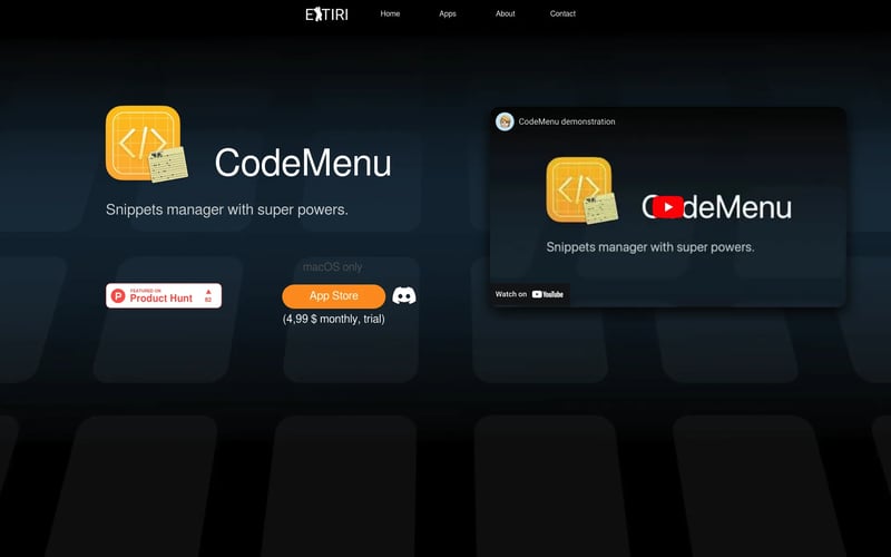 CodeMenu