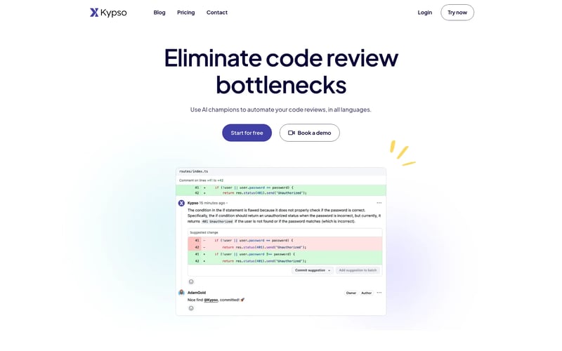 Kypso Code Reviewer