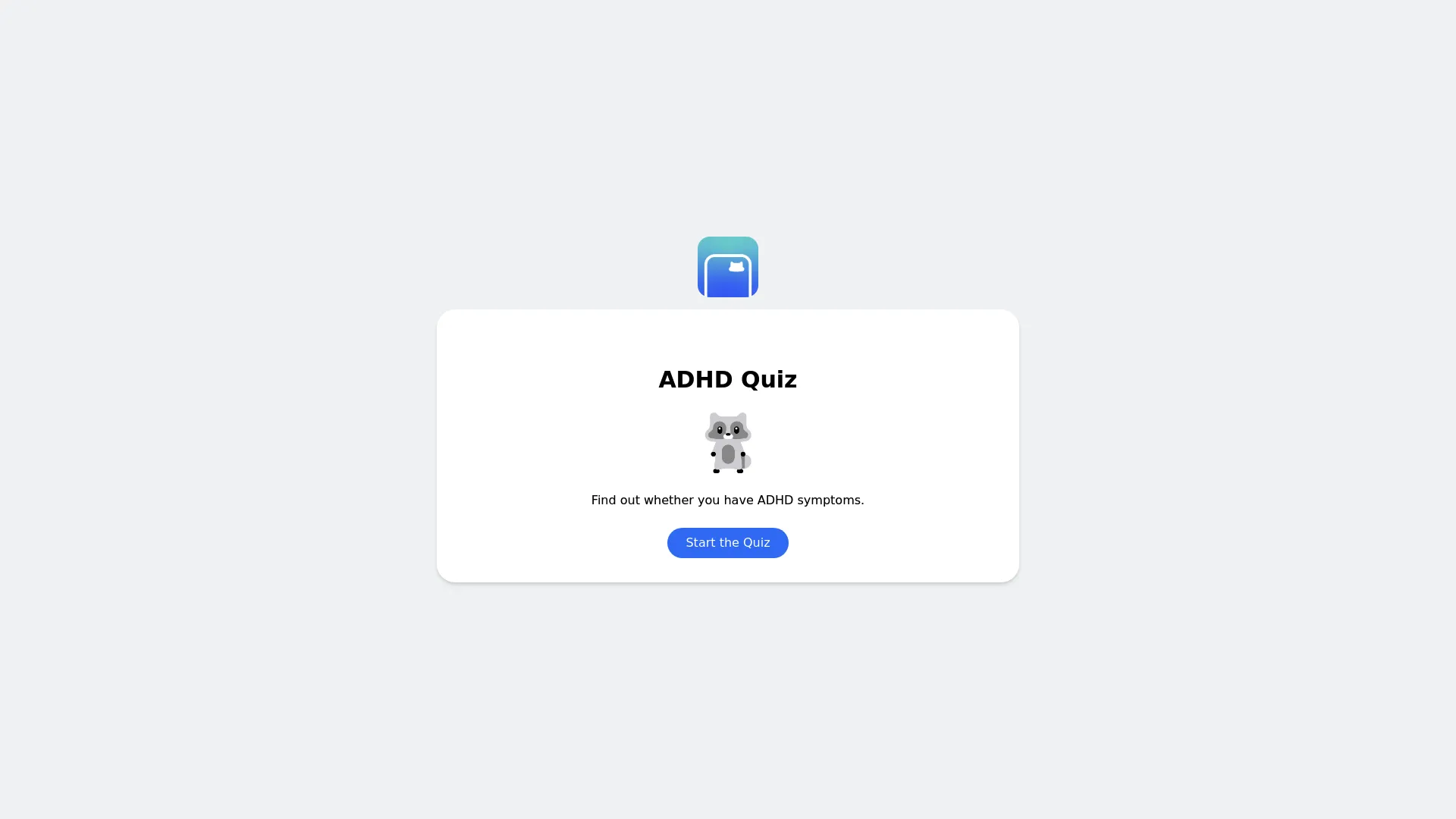 ADHD Quiz screenshot