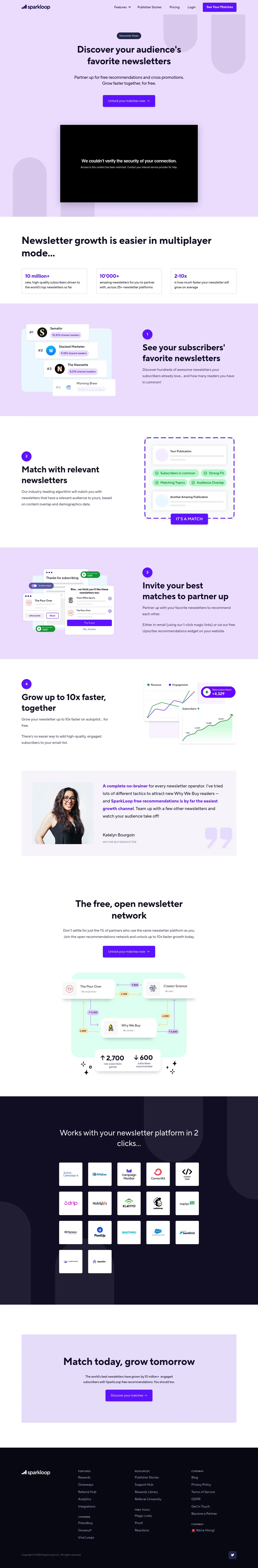 Newsletter Radar by SparkLoop screenshot