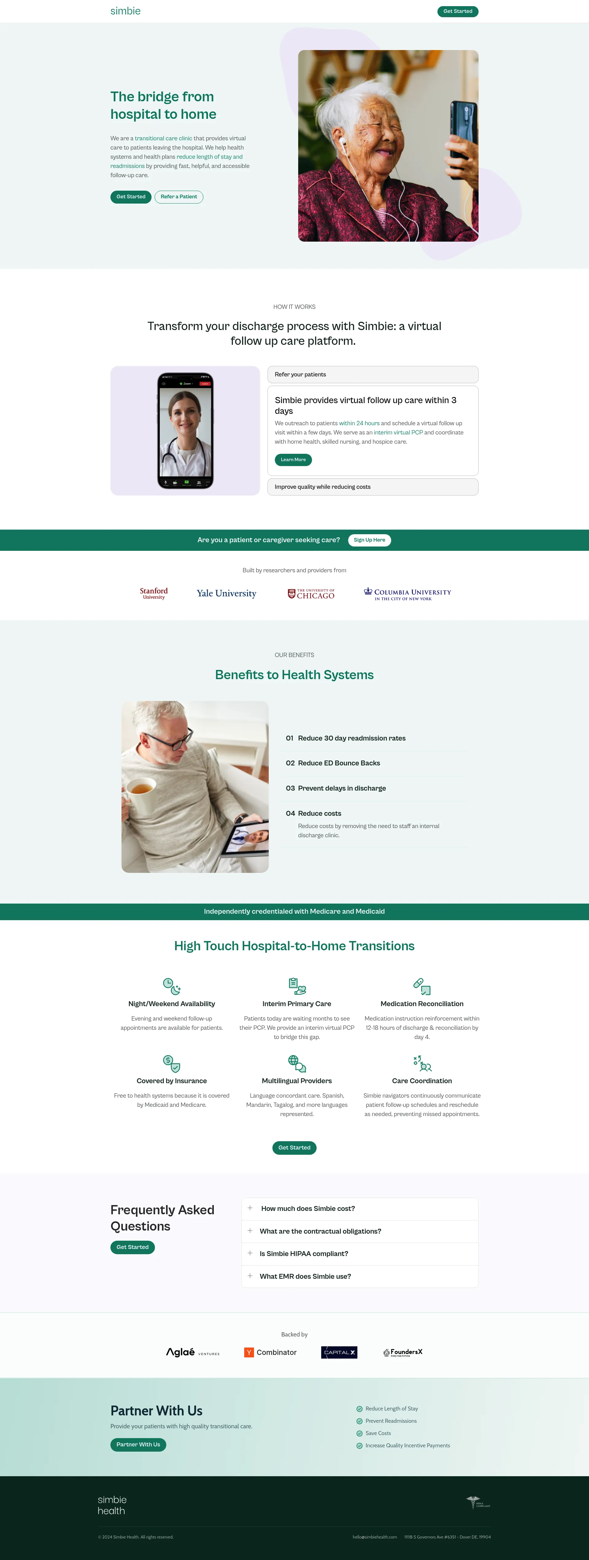 Simbie Health screenshot