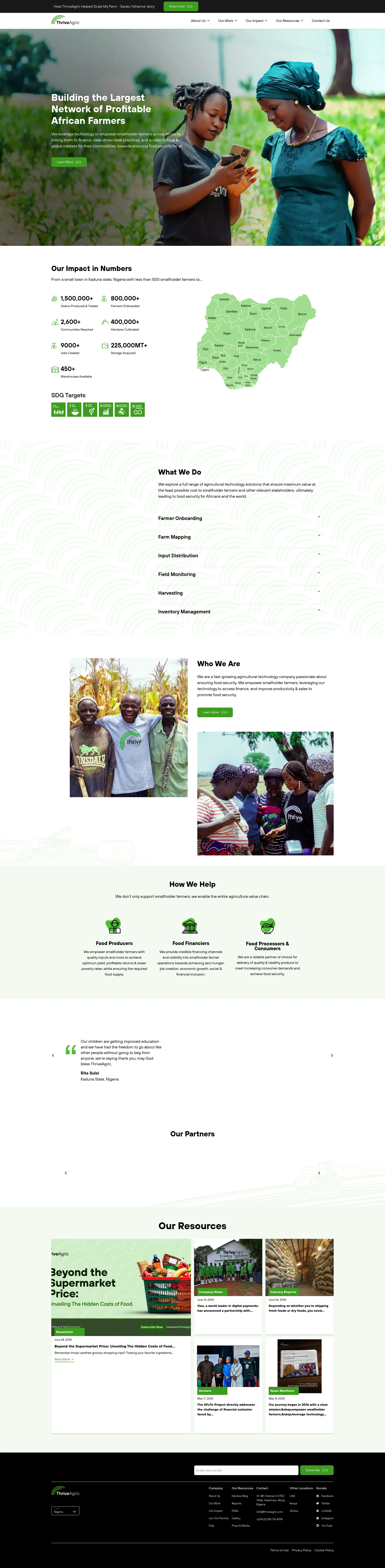 Thrive Agric screenshot